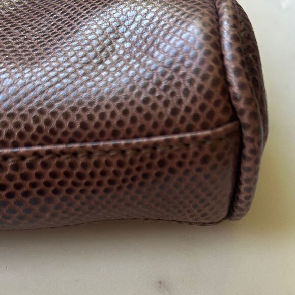 Vintage Ganson Brown leather Crossbody Bag New - Picture 6 of 11